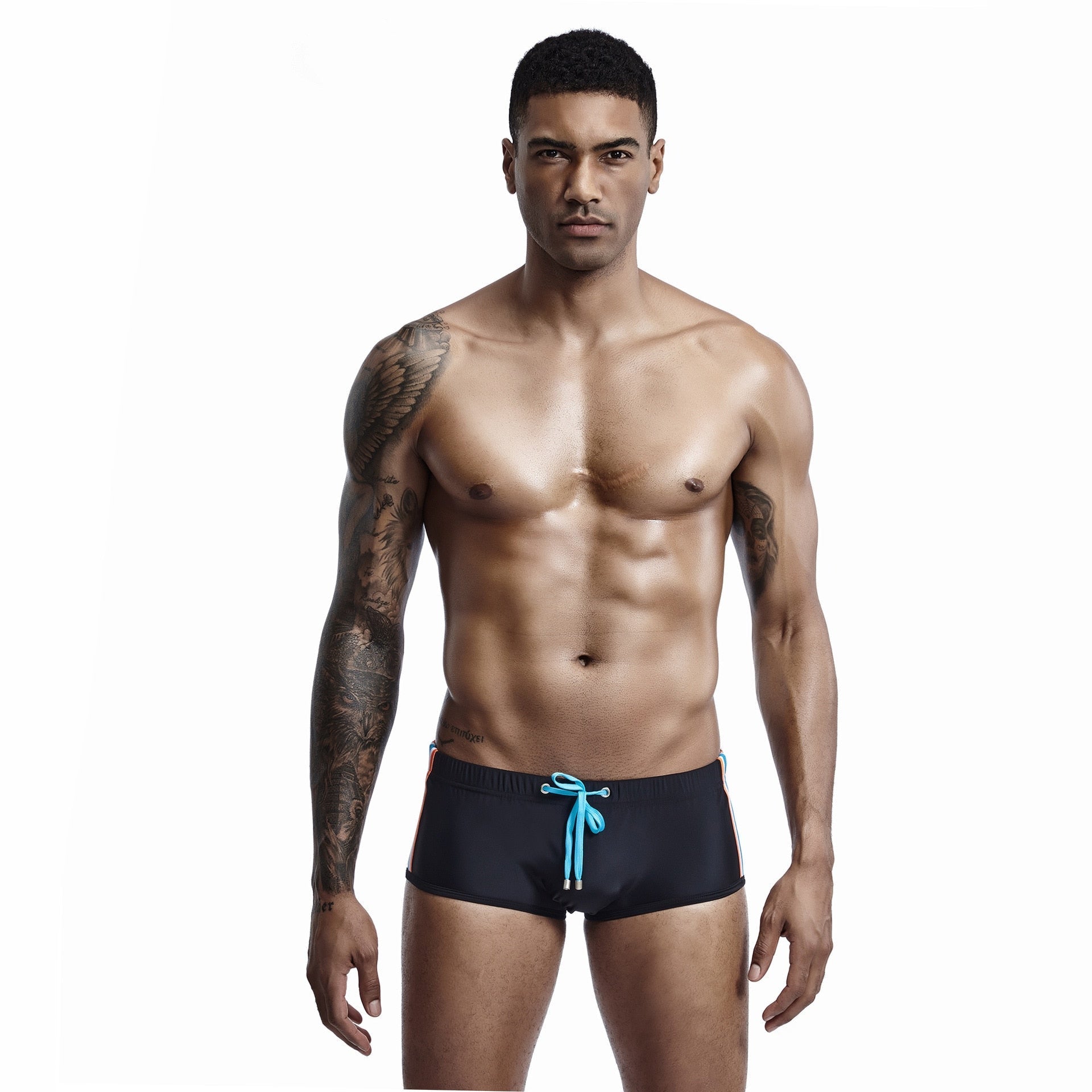 Seobean Bold Stripe Swim Trunks | dmunderwear detail image 7