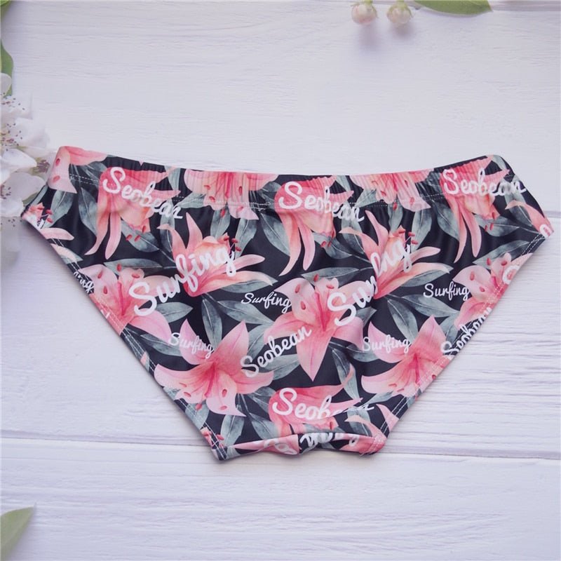 ORVLS Seobean Floral Swim Briefs | dmunderwear detail image 6