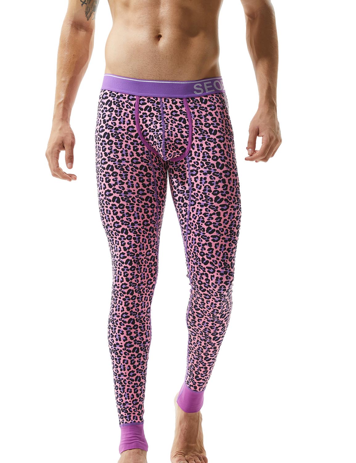 Seobean Funky Leopard Thermal Leggings / Underwear | dmunderwear detail image 16