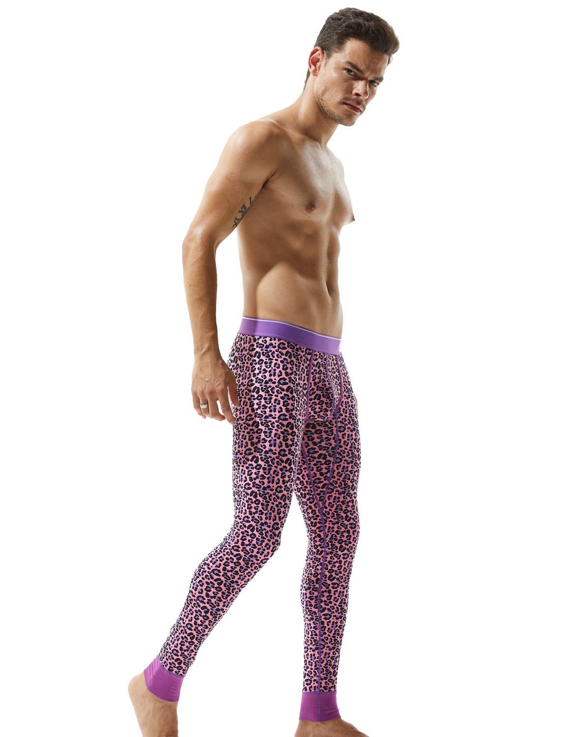 Seobean Funky Leopard Thermal Leggings / Underwear | dmunderwear detail image 19