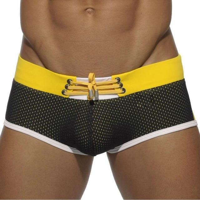 Seobean Laced Mesh Swim Trunks | dmunderwear detail image 2