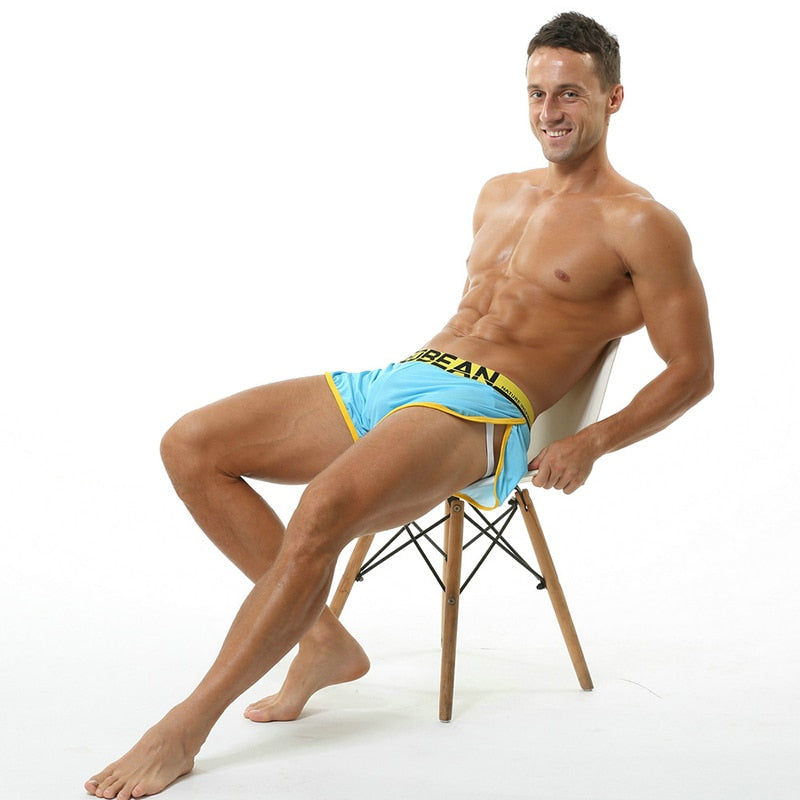 Seobean Mens Shorts With Built In Jockstrap | dmunderwear detail image 12