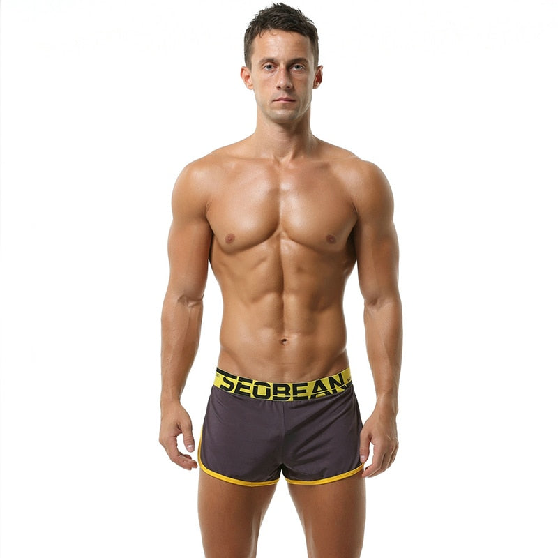 Seobean Mens Shorts With Built In Jockstrap | dmunderwear detail image 16