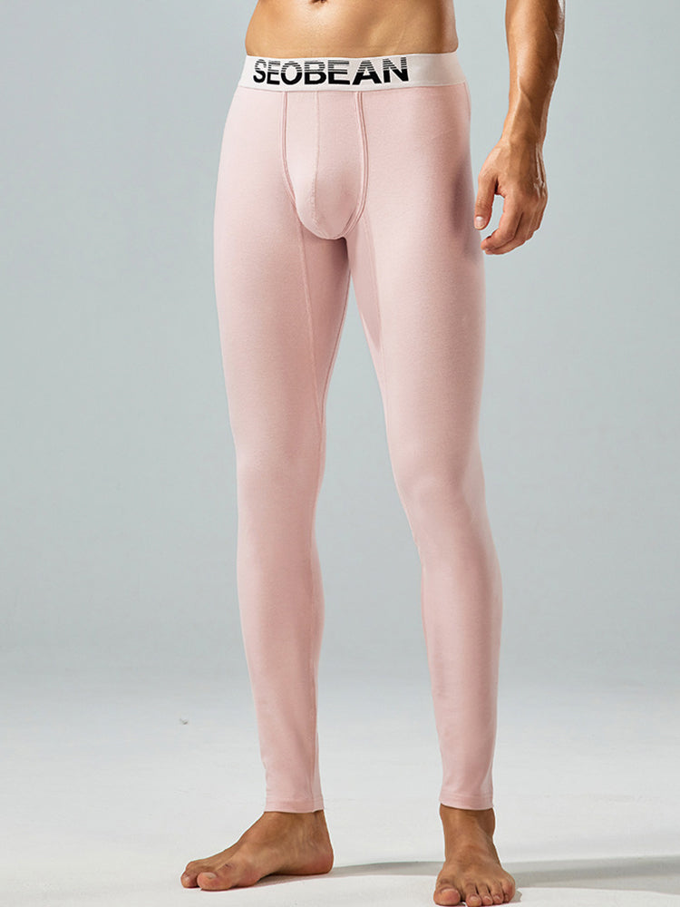 Seobean Men's Thin Autumn and Winter Essential Thermal Underwear Long Pants | dmunderwear detail image 16