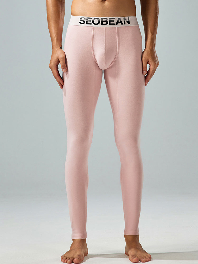 Seobean Men's Thin Autumn and Winter Essential Thermal Underwear Long Pants | dmunderwear detail image 17