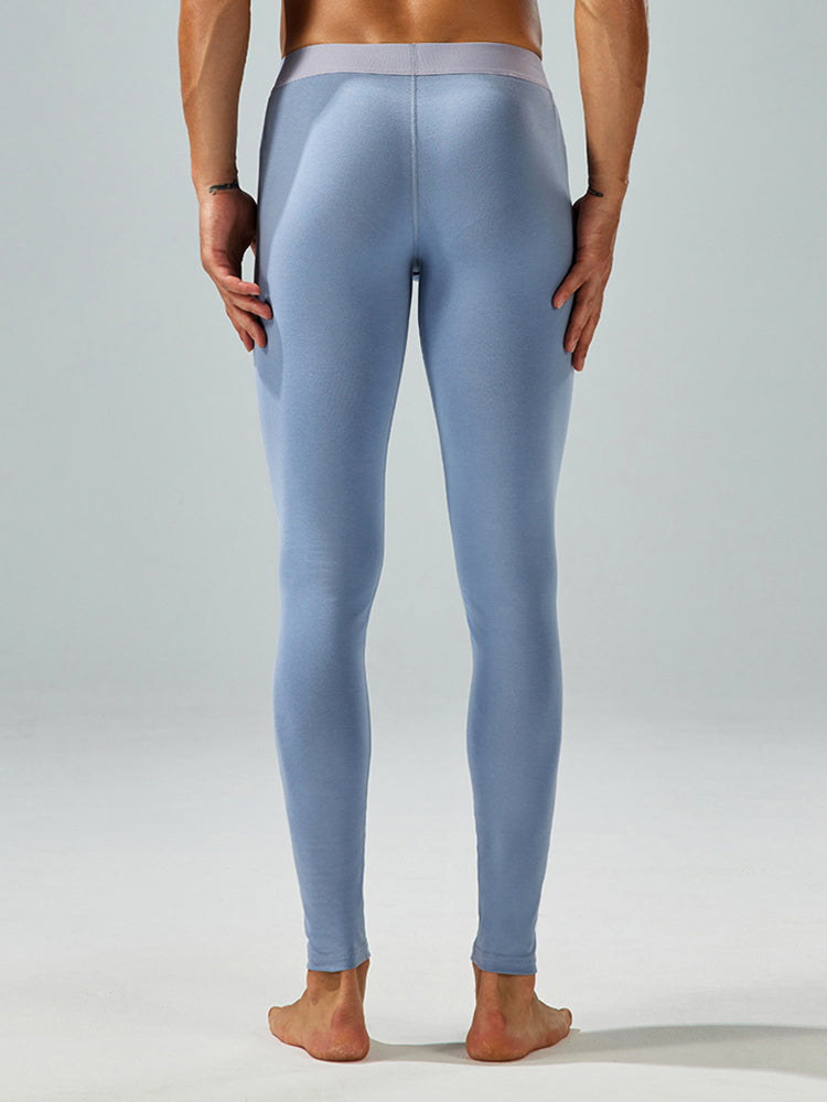 Seobean Men's Thin Autumn and Winter Essential Thermal Underwear Long Pants | dmunderwear detail image 4