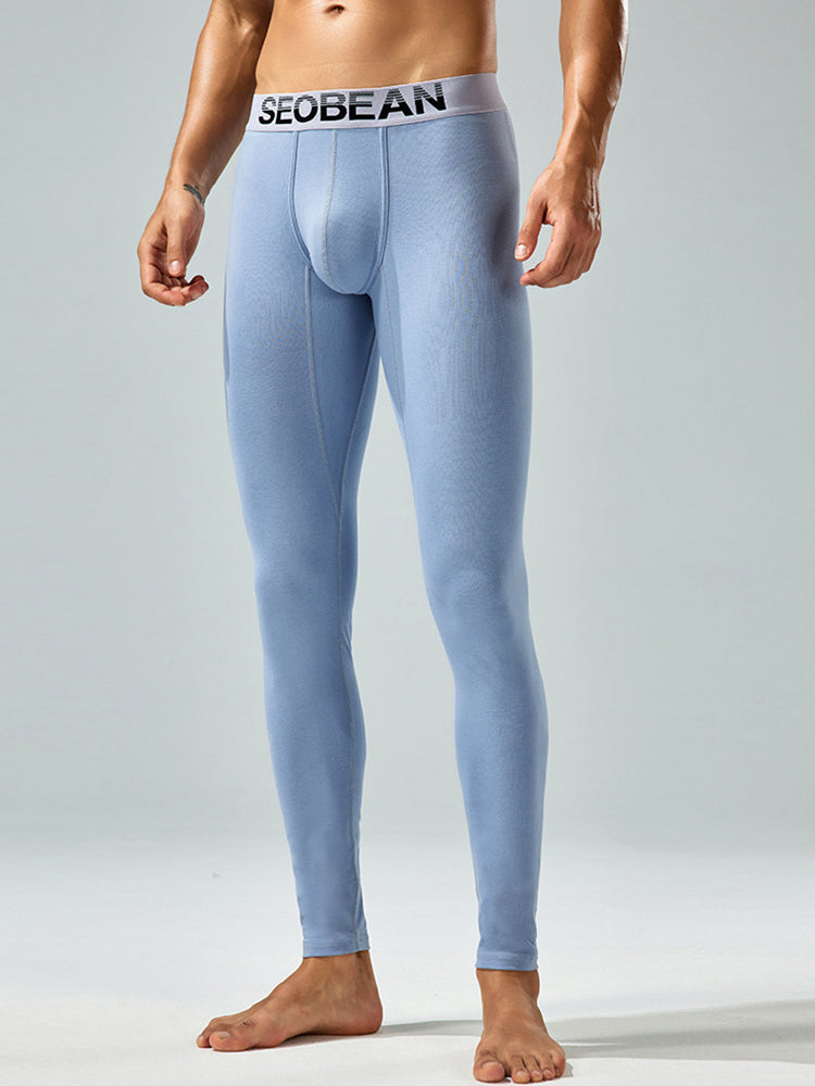 Seobean Men's Thin Autumn and Winter Essential Thermal Underwear Long Pants | dmunderwear detail image 6