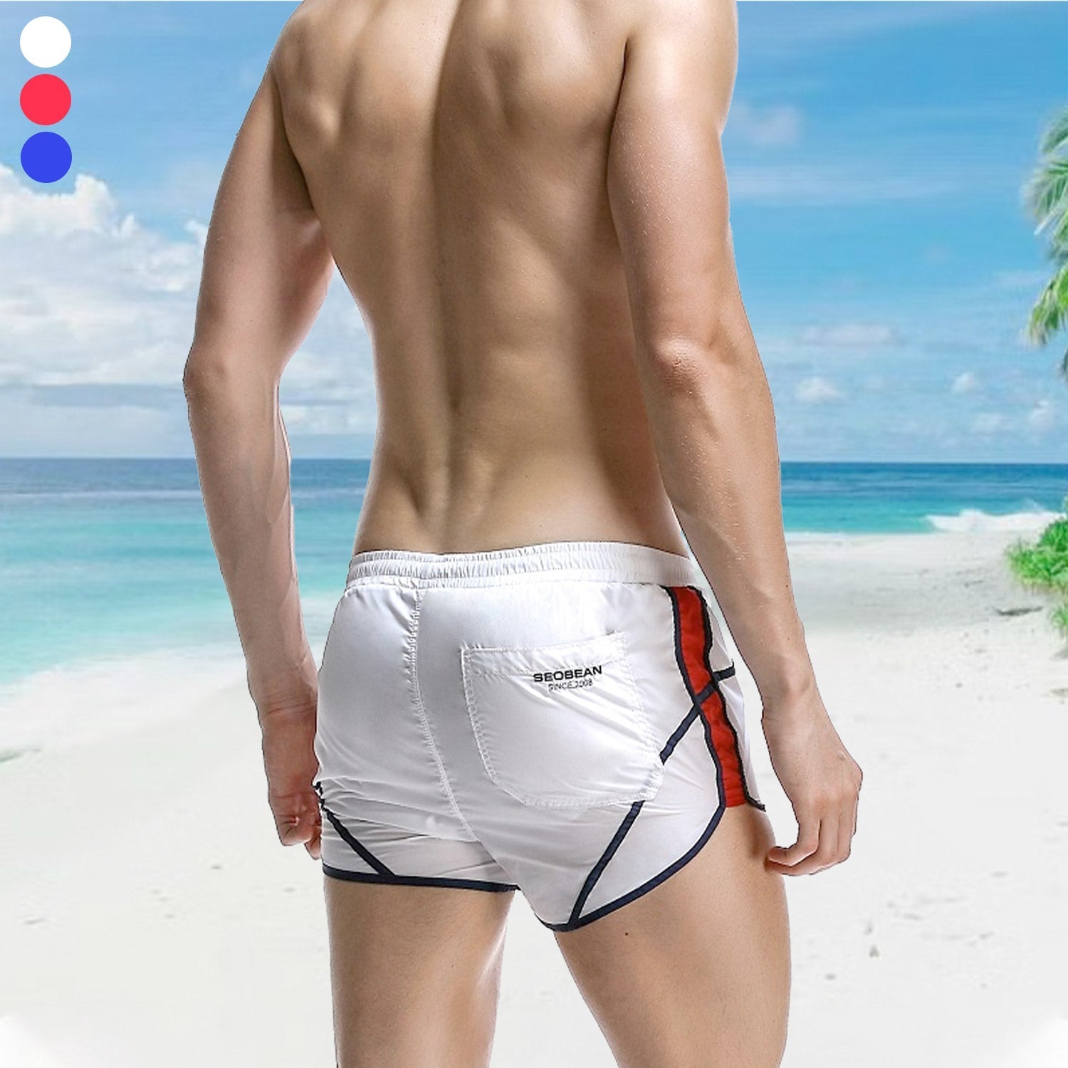 Seobean Runner Board Shorts | dmunderwear detail image 2