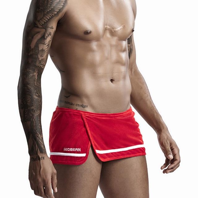 Seobean Running Shorts with Hidden Briefs | dmunderwear detail image 4