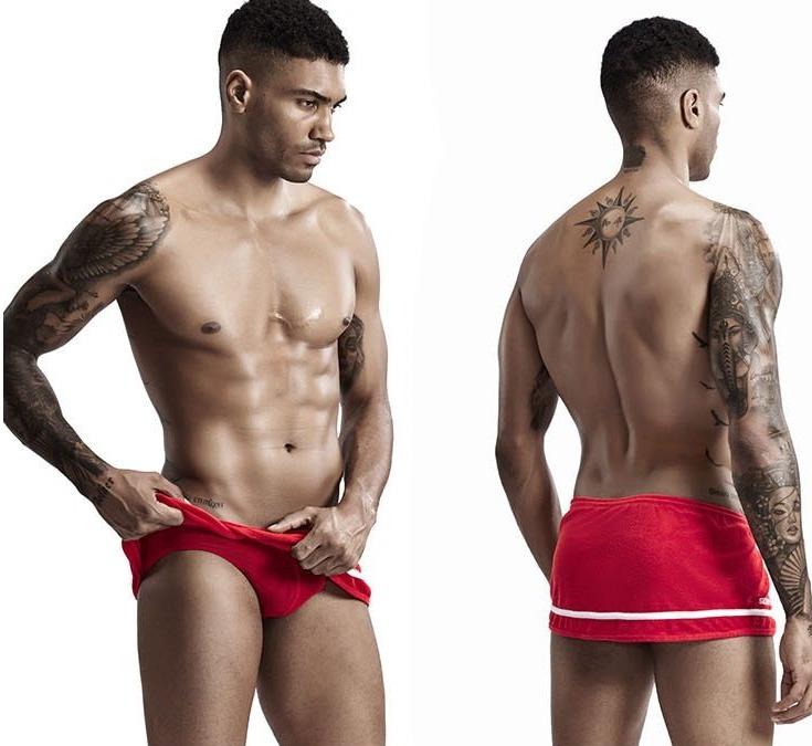 Seobean Running Shorts with Hidden Briefs | dmunderwear detail image 5
