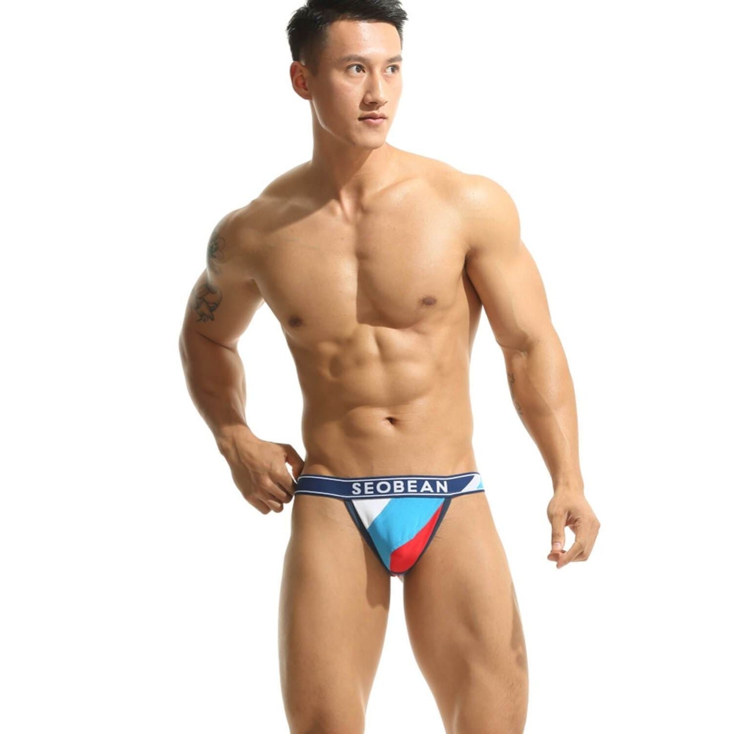 Seobean Color Block Jockstrap | dmunderwear