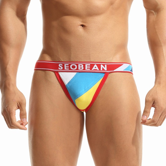 Seobean Color Block Jockstrap | dmunderwear detail image 11