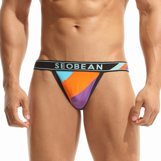 Seobean Color Block Jockstrap | dmunderwear detail image 2