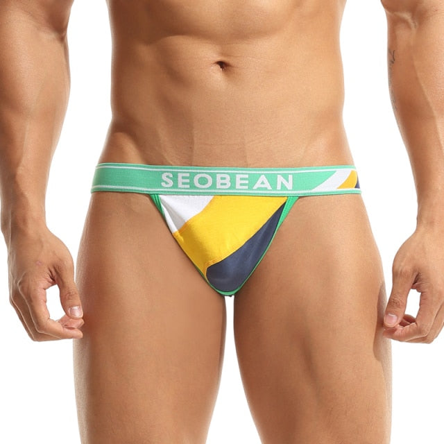 Seobean Color Block Jockstrap | dmunderwear detail image 20