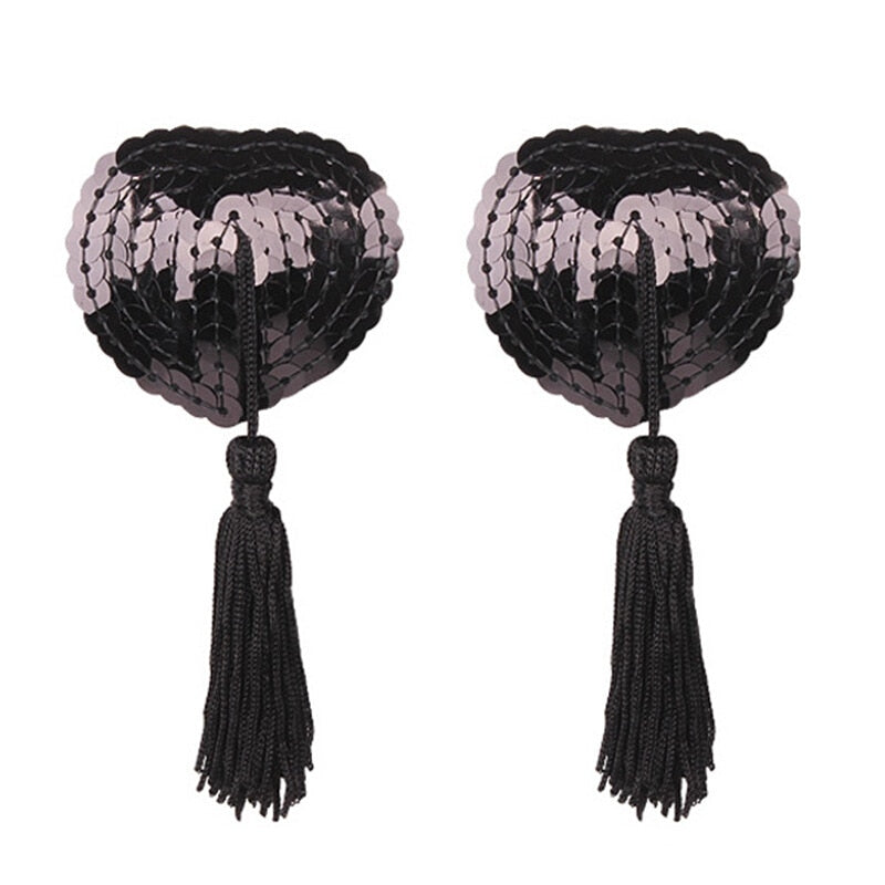 Sexy Burlesque Tassel Pasties | dmunderwear detail image 4