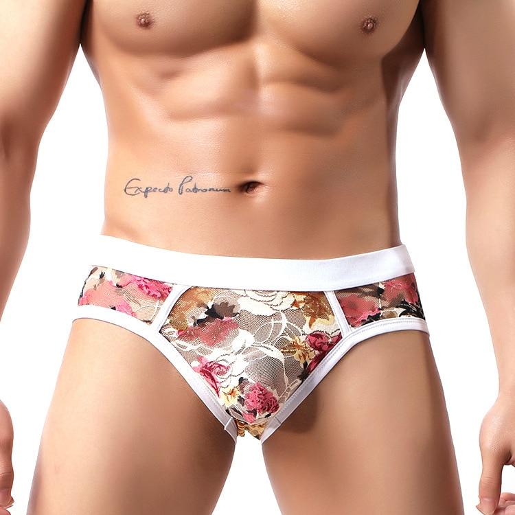 Sexy Floral Lace Underwear Boxer Briefs | dmunderwear detail image 17