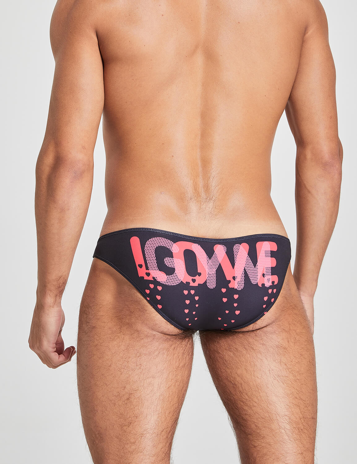 Sexy Low Rise Bikini Brief 220103 in Black | dmunderwear detail image 2