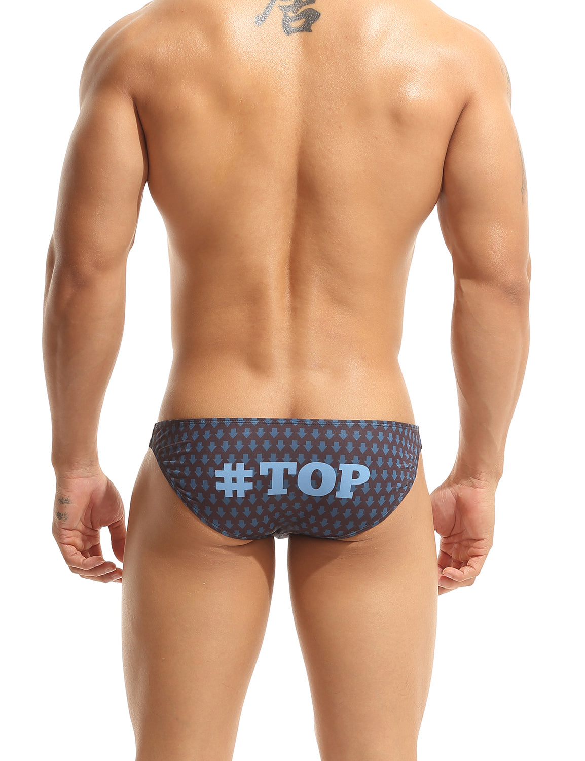Sexy Low Rise Bikini Briefs “#TOP” 10104 | dmunderwear detail image 4