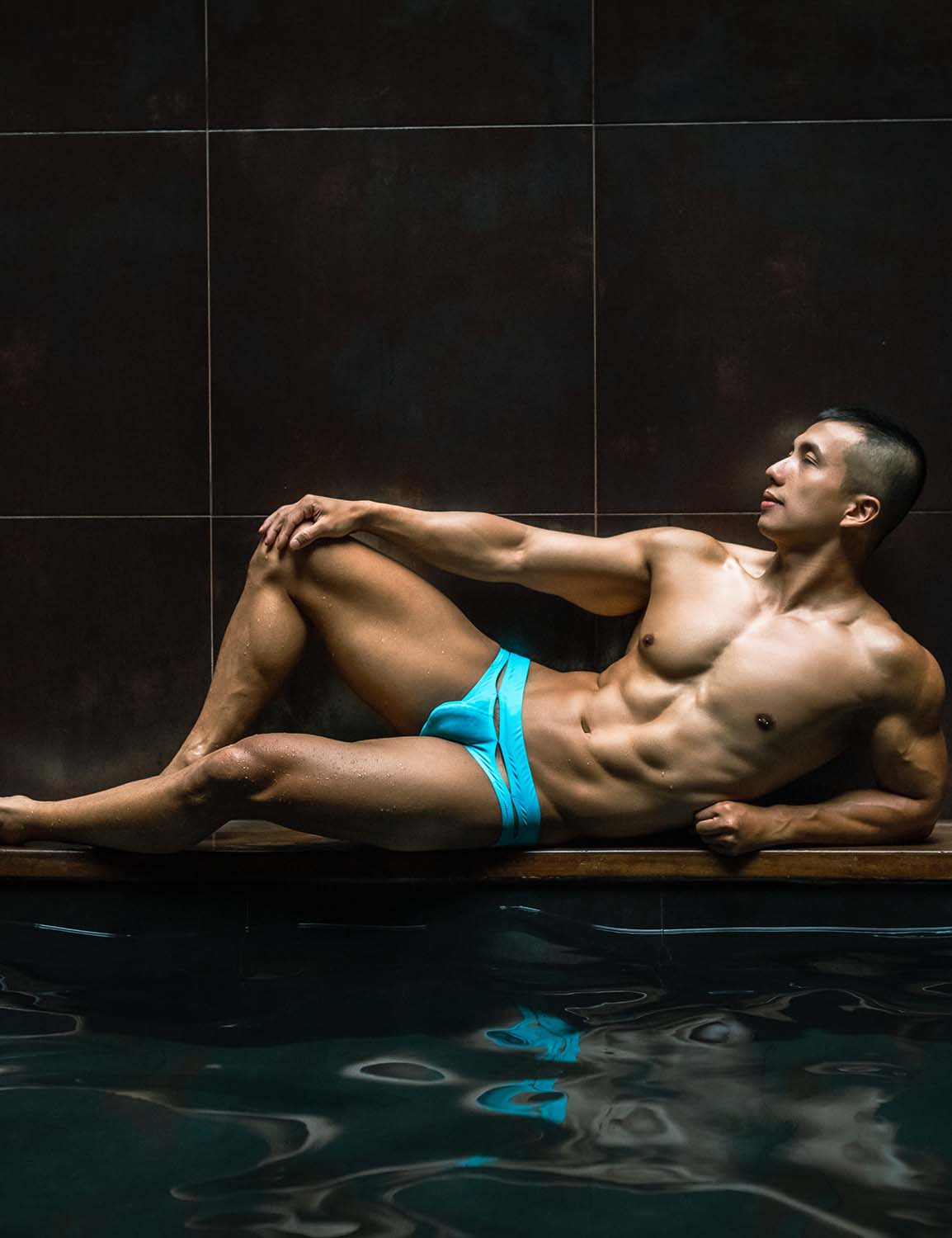 Sexy Low Rise Hole Swim Bikini 00902 | dmunderwear detail image 2