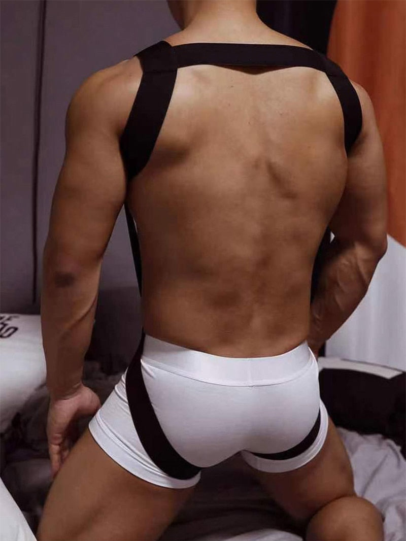 Sexy Men's Full Body Harness | dmunderwear detail image 6