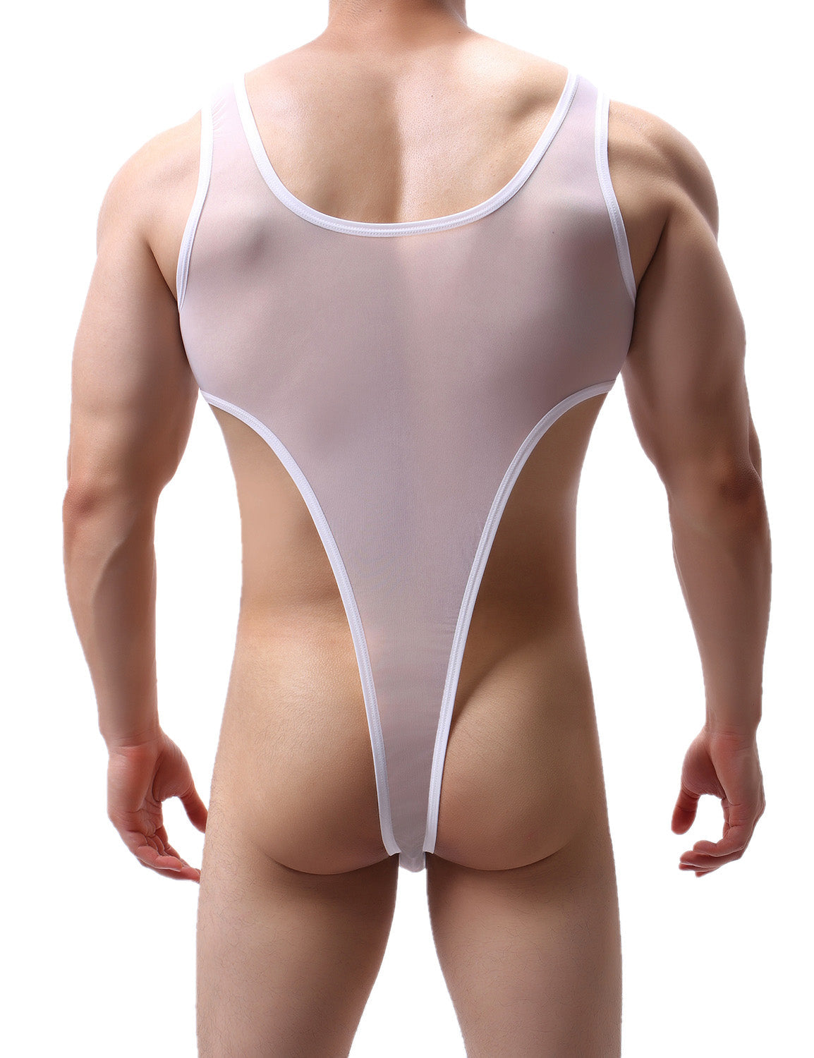 Sexy Mesh Bodysuit 5502 | dmunderwear detail image 10