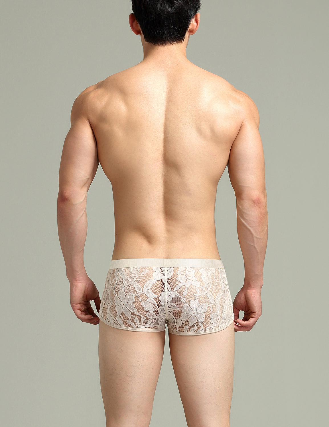Sexy Lace Boxer Briefs 23204 | dmunderwear detail image 5