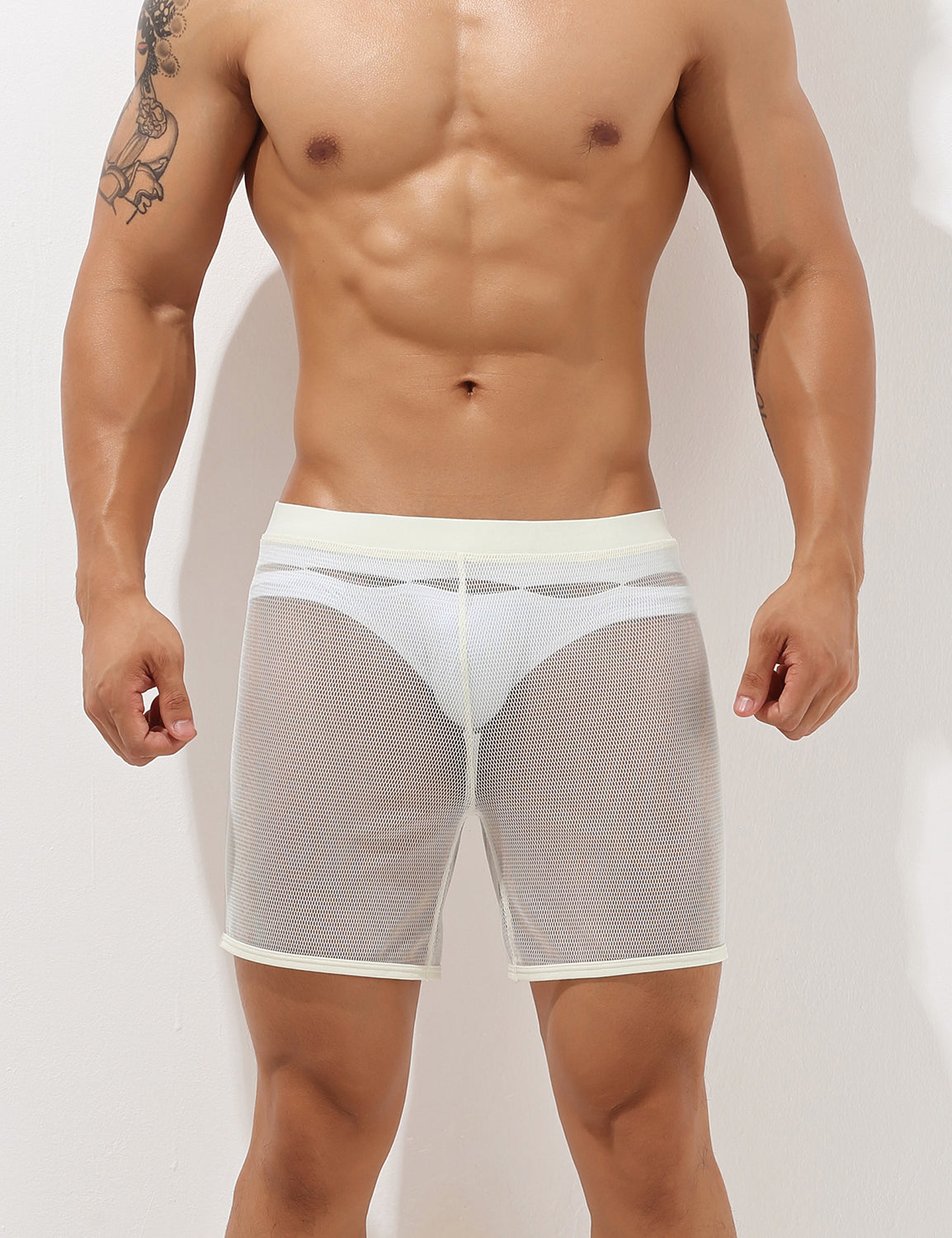 Sexy Mesh Shorts 00605 | dmunderwear detail image 7