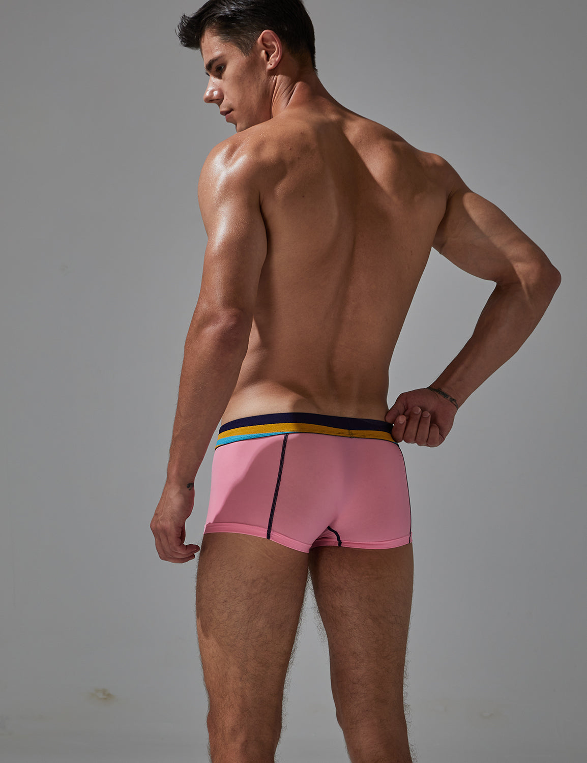 Sexy Nylon Boxer Brief 230215 | dmunderwear detail image 2