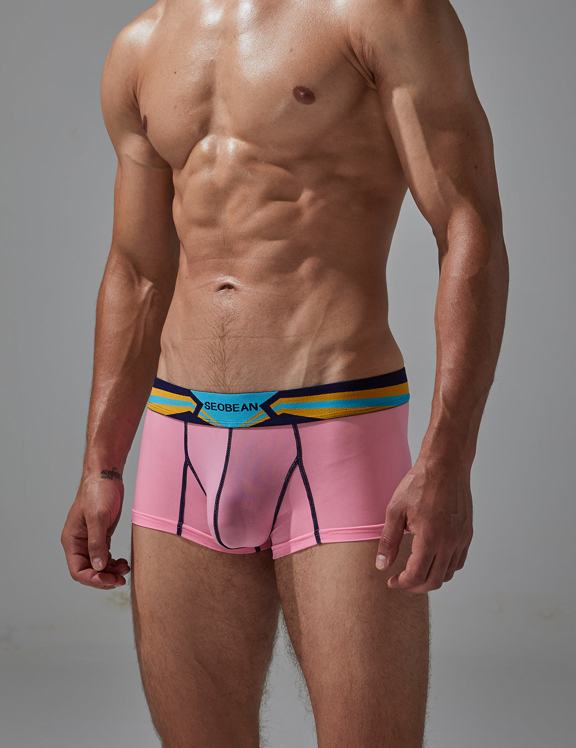 Sexy Nylon Boxer Brief 230215 | dmunderwear detail image 5