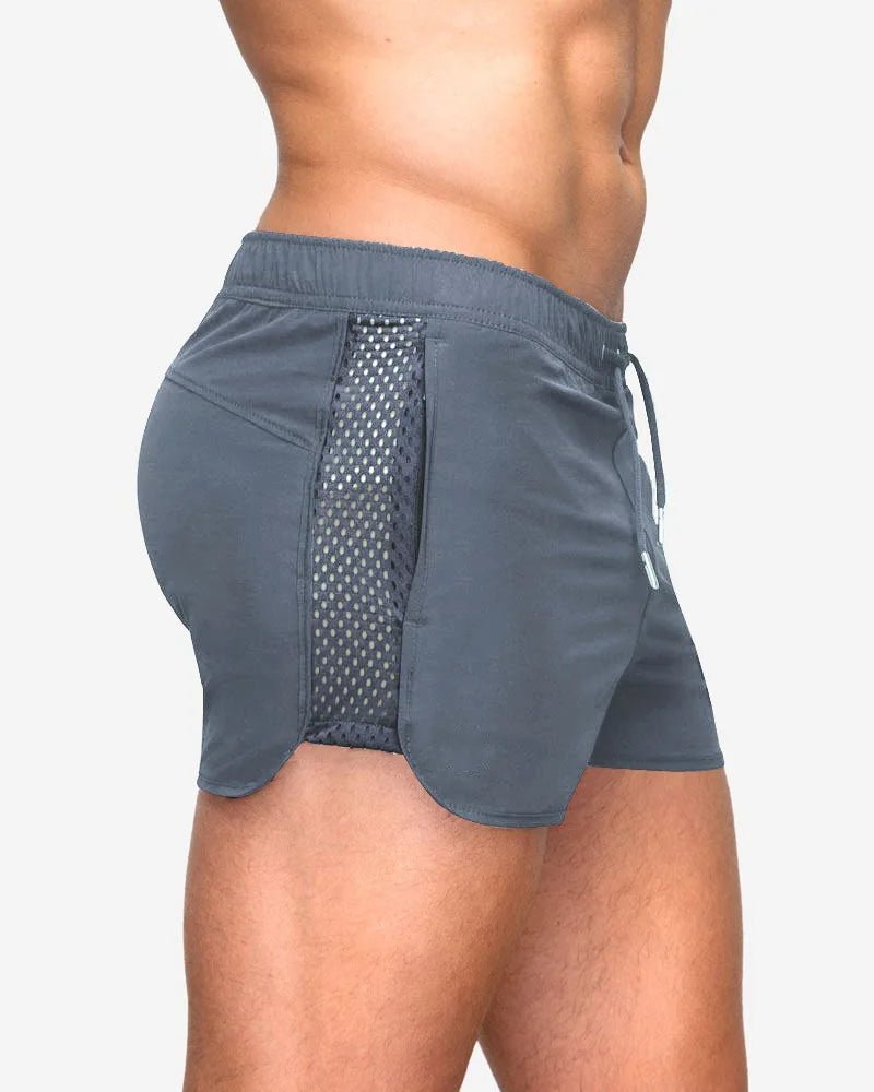 Sexy Side Running Shorts | dmunderwear detail image 12