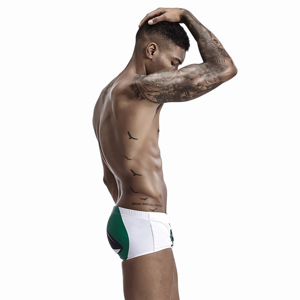 ORVLS Shark Surfing Swim Trunks | dmunderwear detail image 5