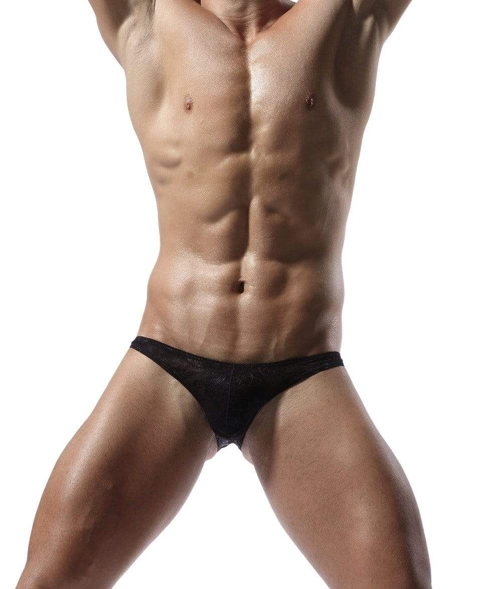 Sheer Lace Bikini | dmunderwear detail image 6