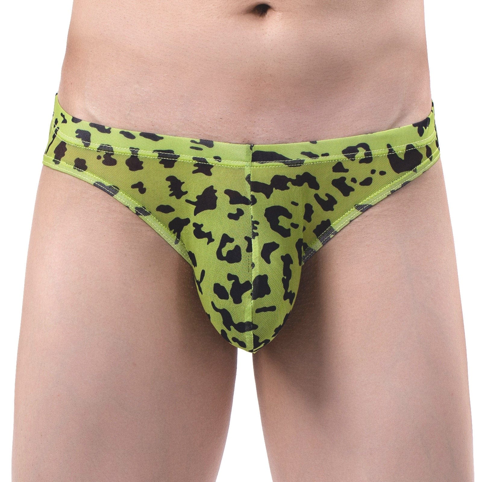 Sheer Jungle Briefs | dmunderwear detail image 3