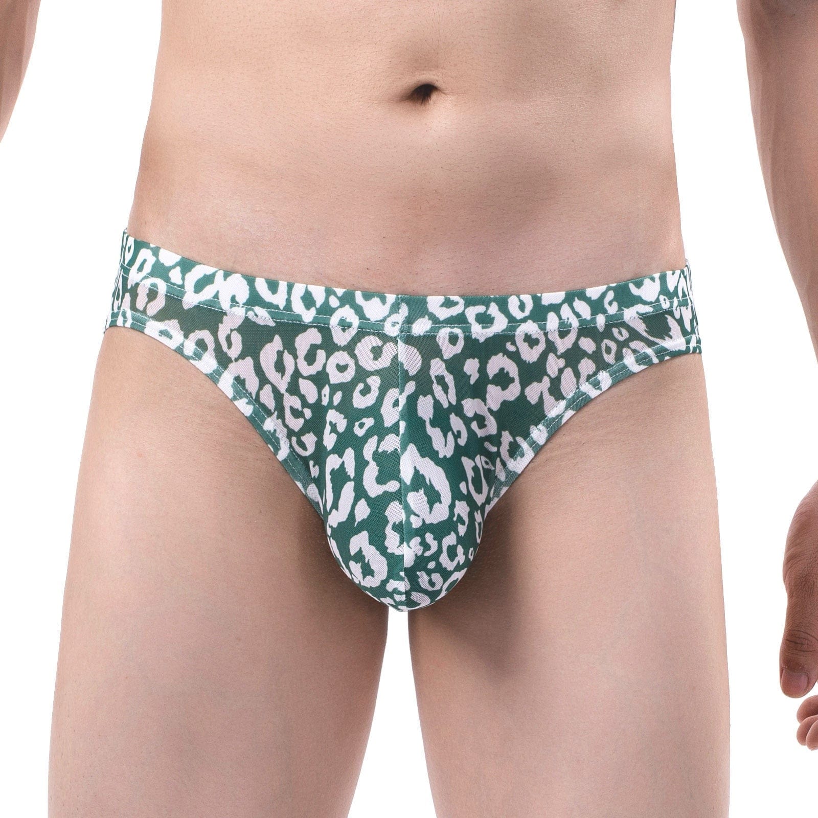 Sheer Jungle Briefs | dmunderwear detail image 7