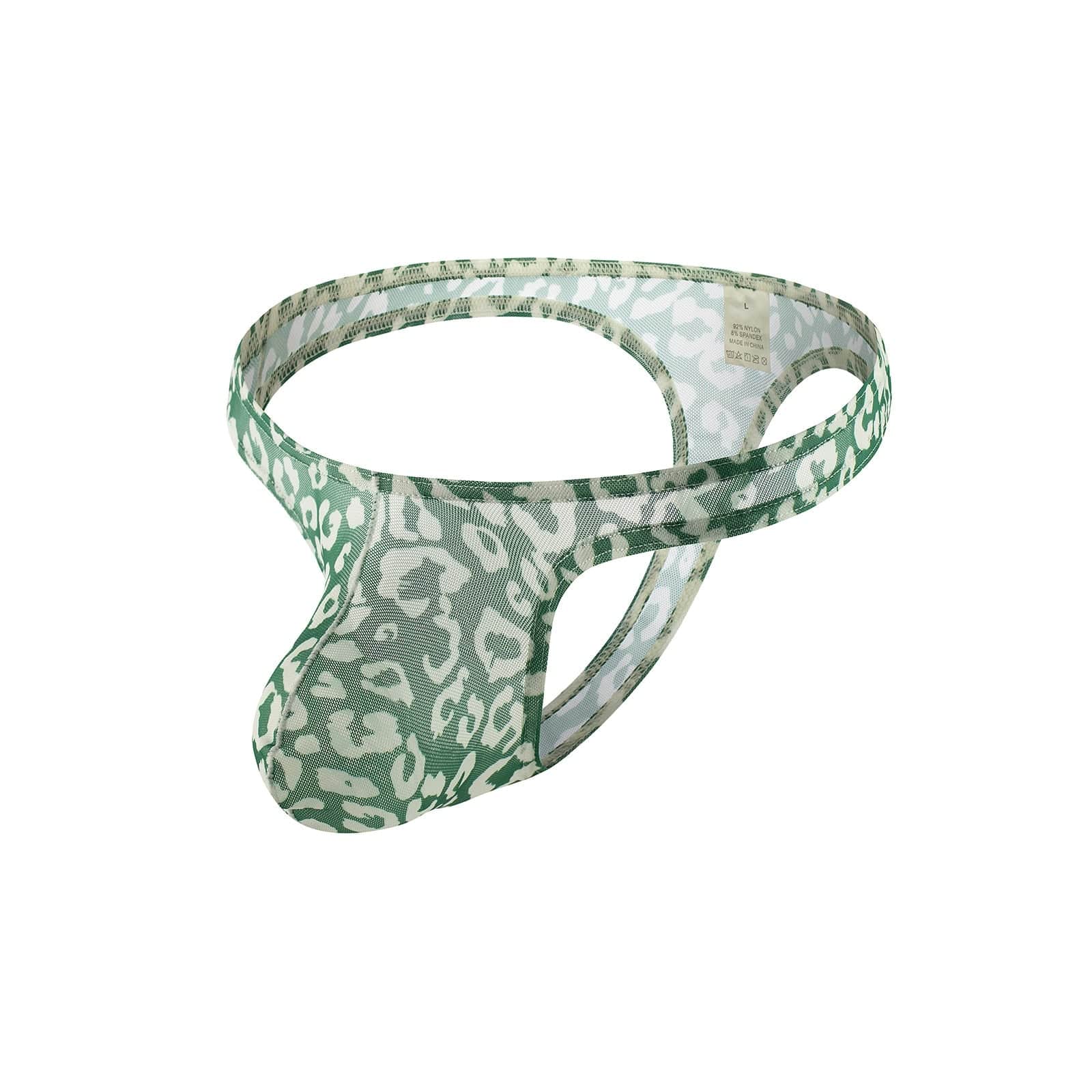 Sheer Jungle Thong | dmunderwear detail image 10