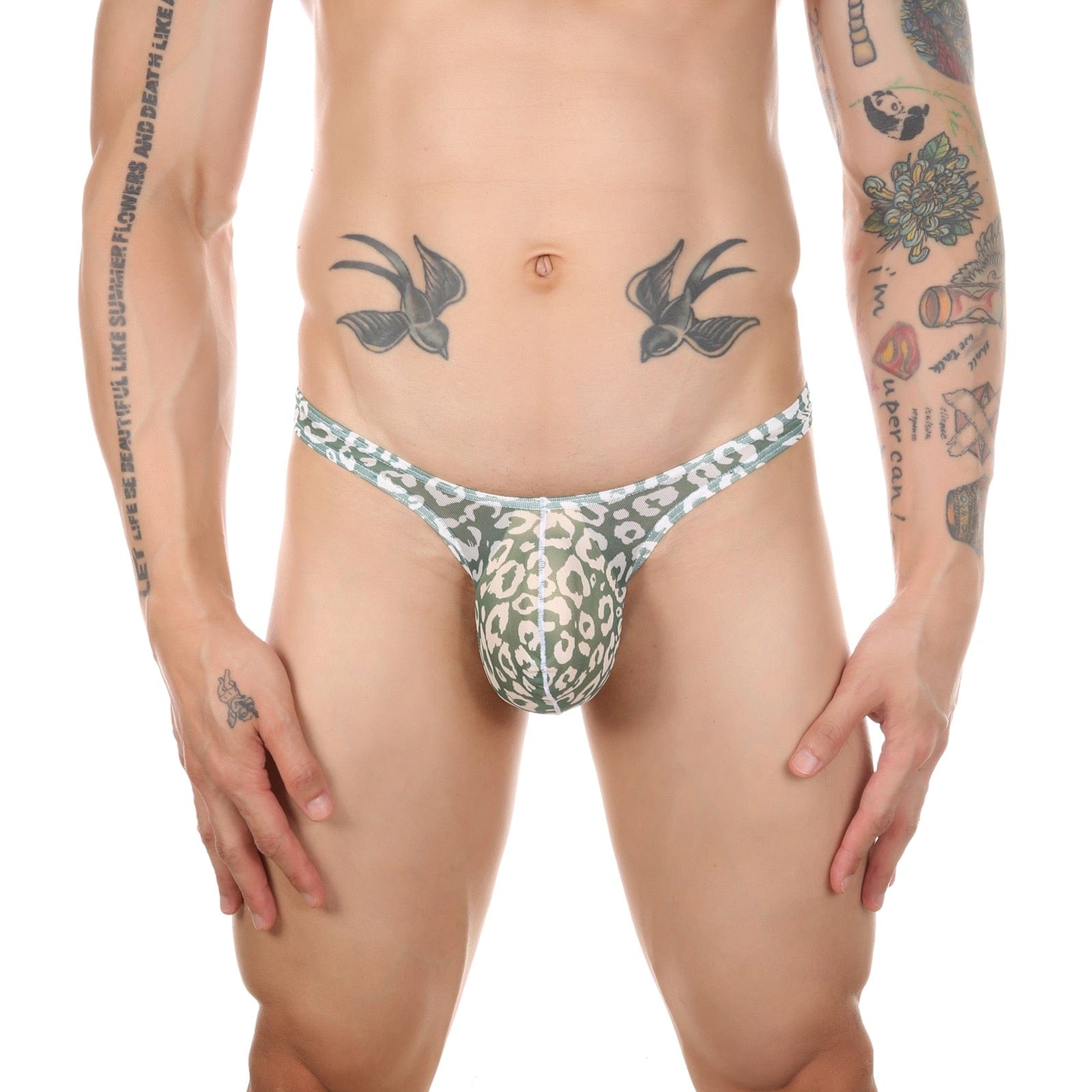 Sheer Jungle Thong | dmunderwear detail image 8