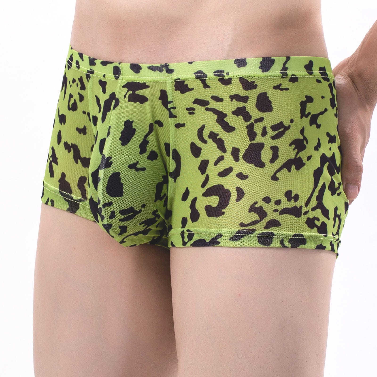 Sheer Jungle Trunks | dmunderwear detail image 5