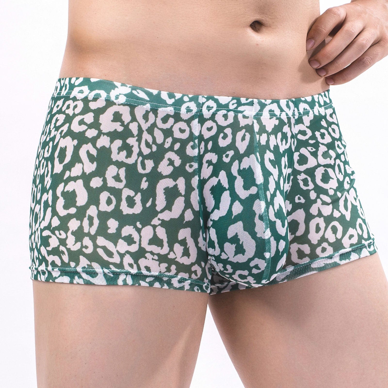 Sheer Jungle Trunks | dmunderwear detail image 6