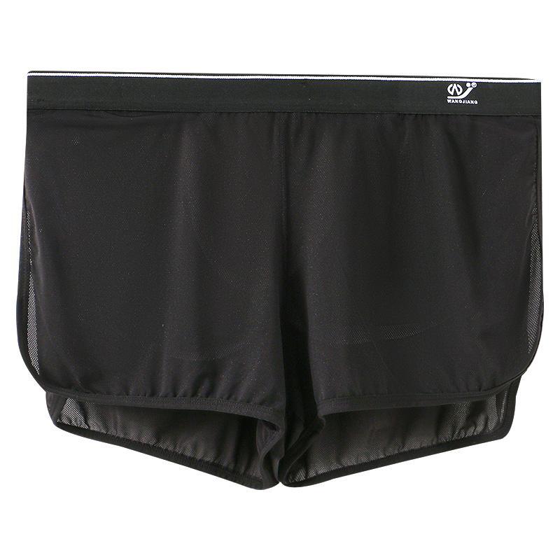 Sheer Lounge Jock Shorts | dmunderwear detail image 10