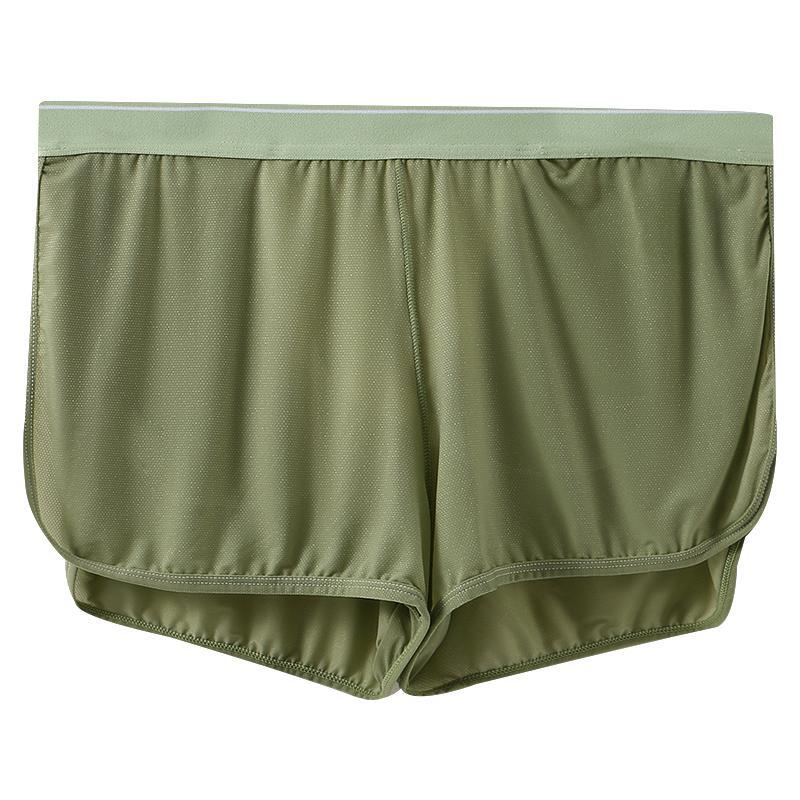 Sheer Lounge Jock Shorts | dmunderwear detail image 11