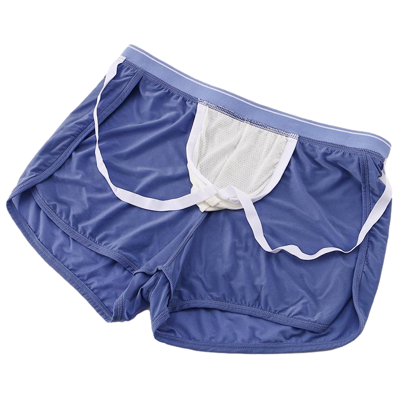 Sheer Lounge Jock Shorts | dmunderwear detail image 6