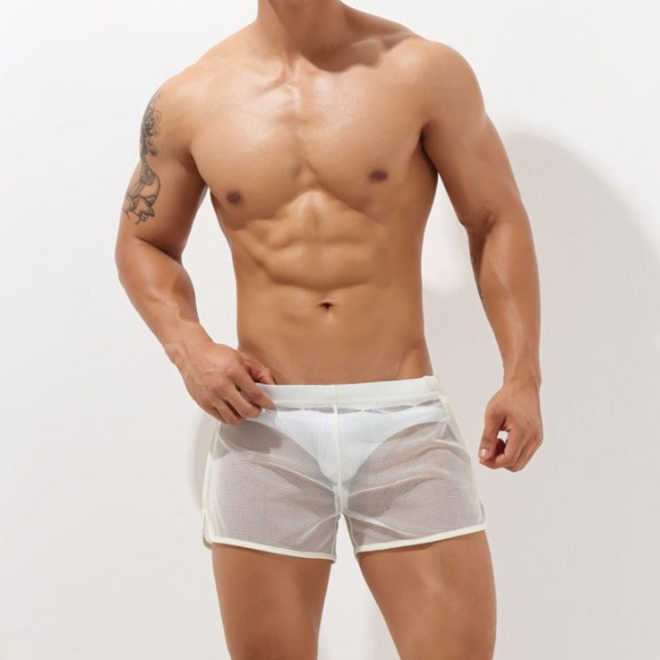 Sheer Swim Trunks | dmunderwear