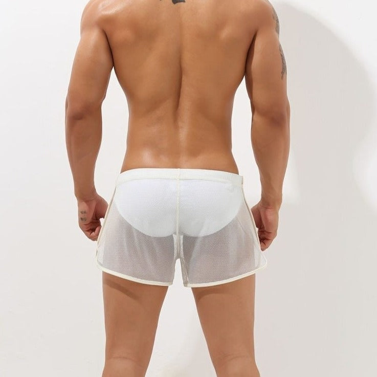 Sheer Swim Trunks | dmunderwear detail image 8