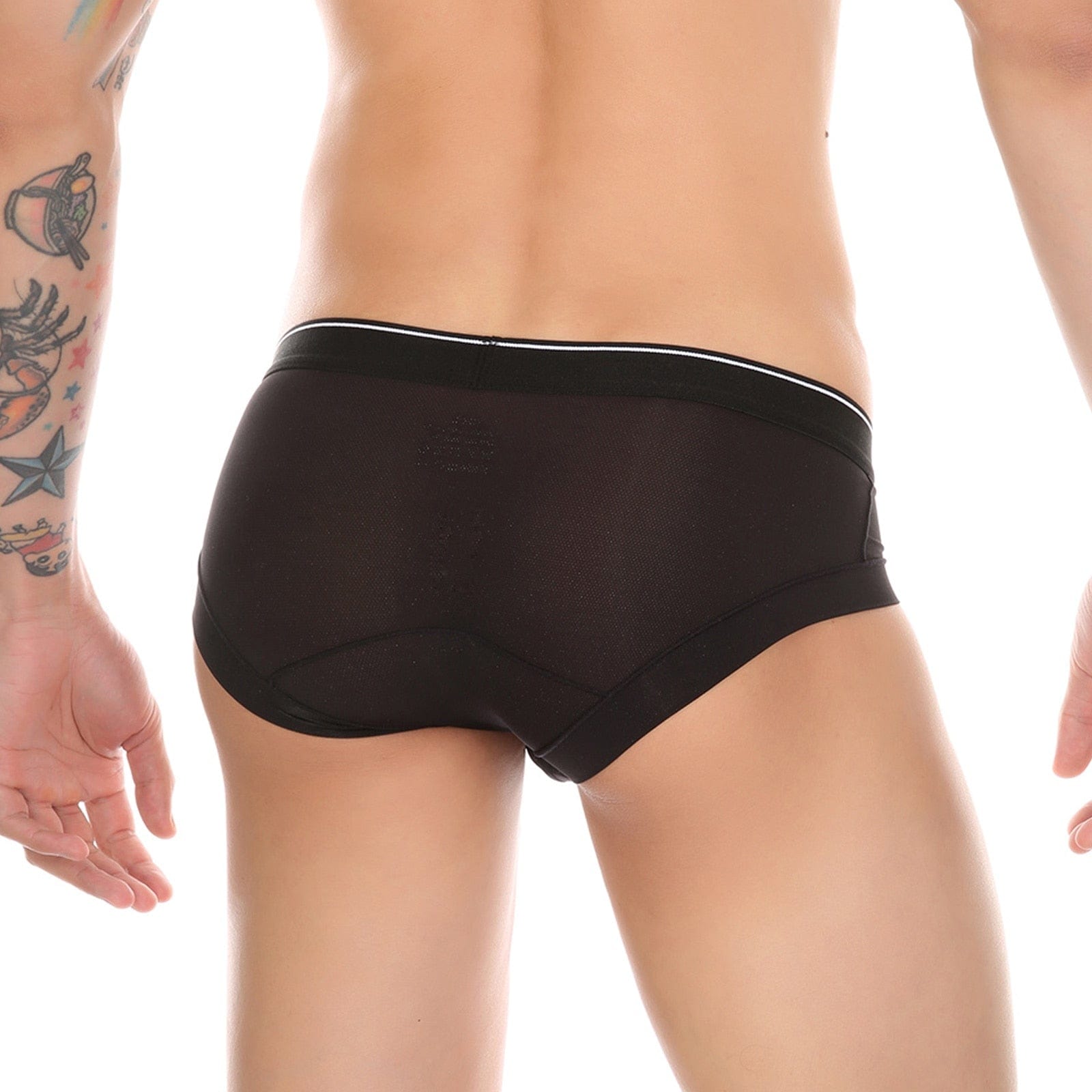 Sheer Skyline T-Briefs | dmunderwear detail image 14