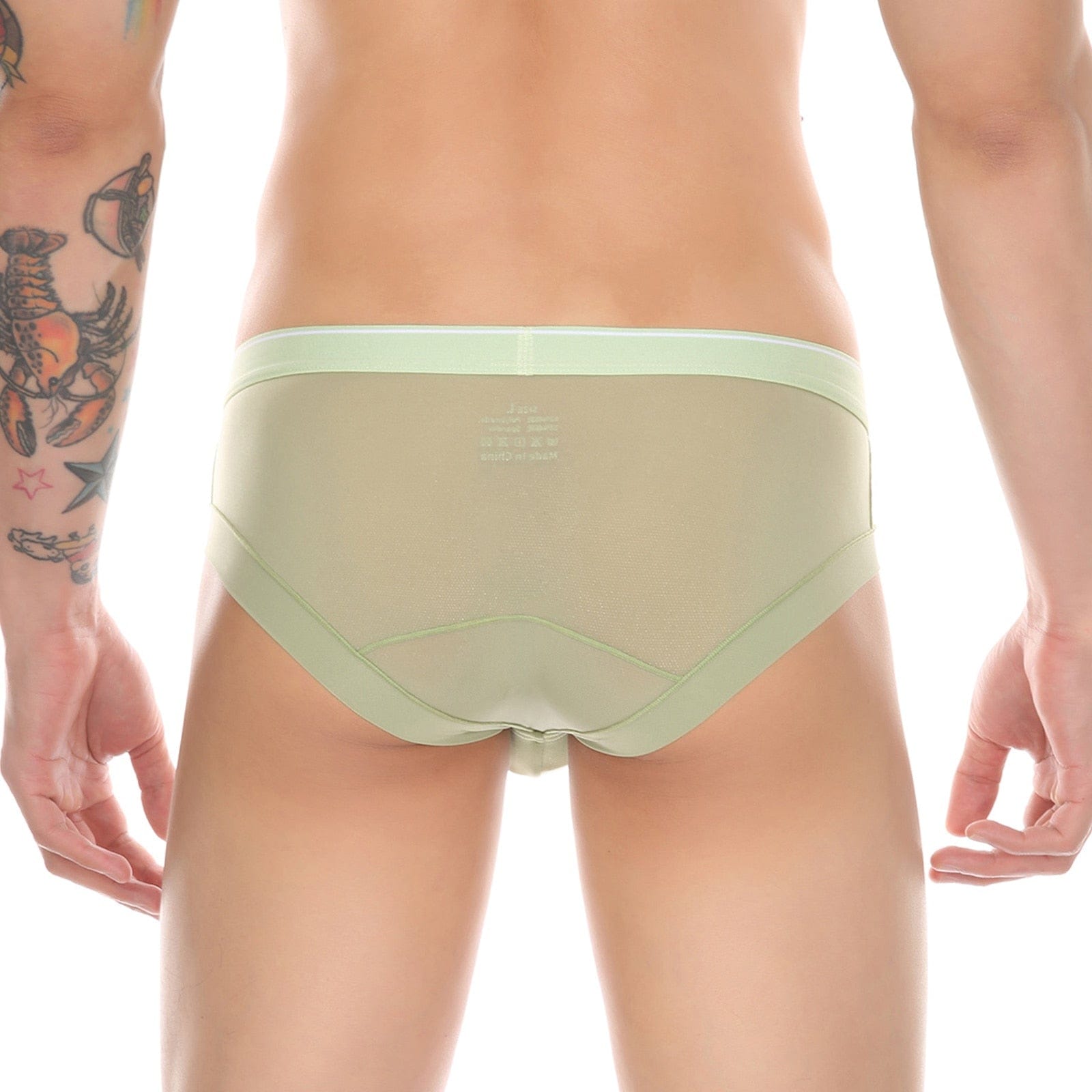 Sheer Skyline T-Briefs | dmunderwear detail image 8