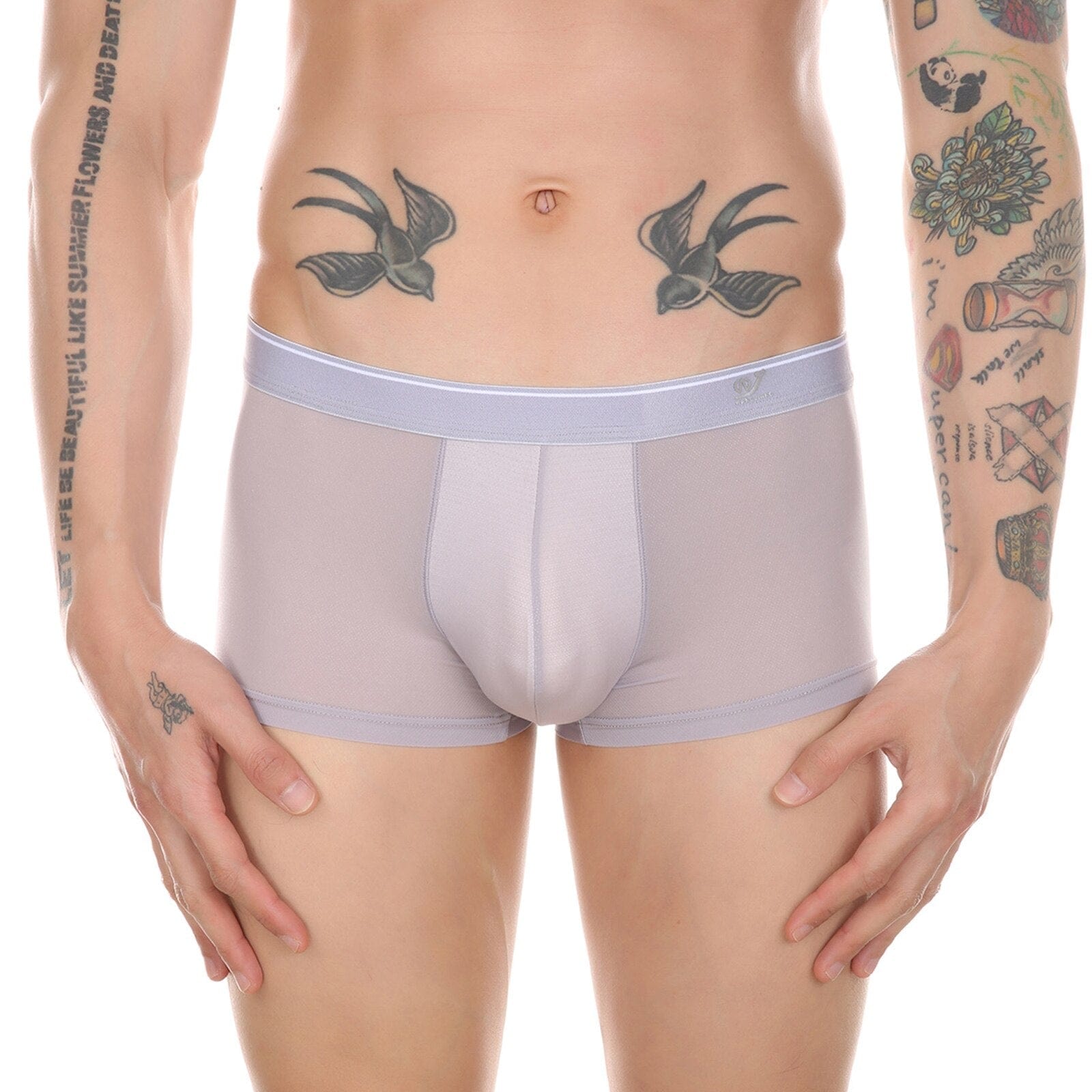 Sheer Skyline Trunks | dmunderwear detail image 2