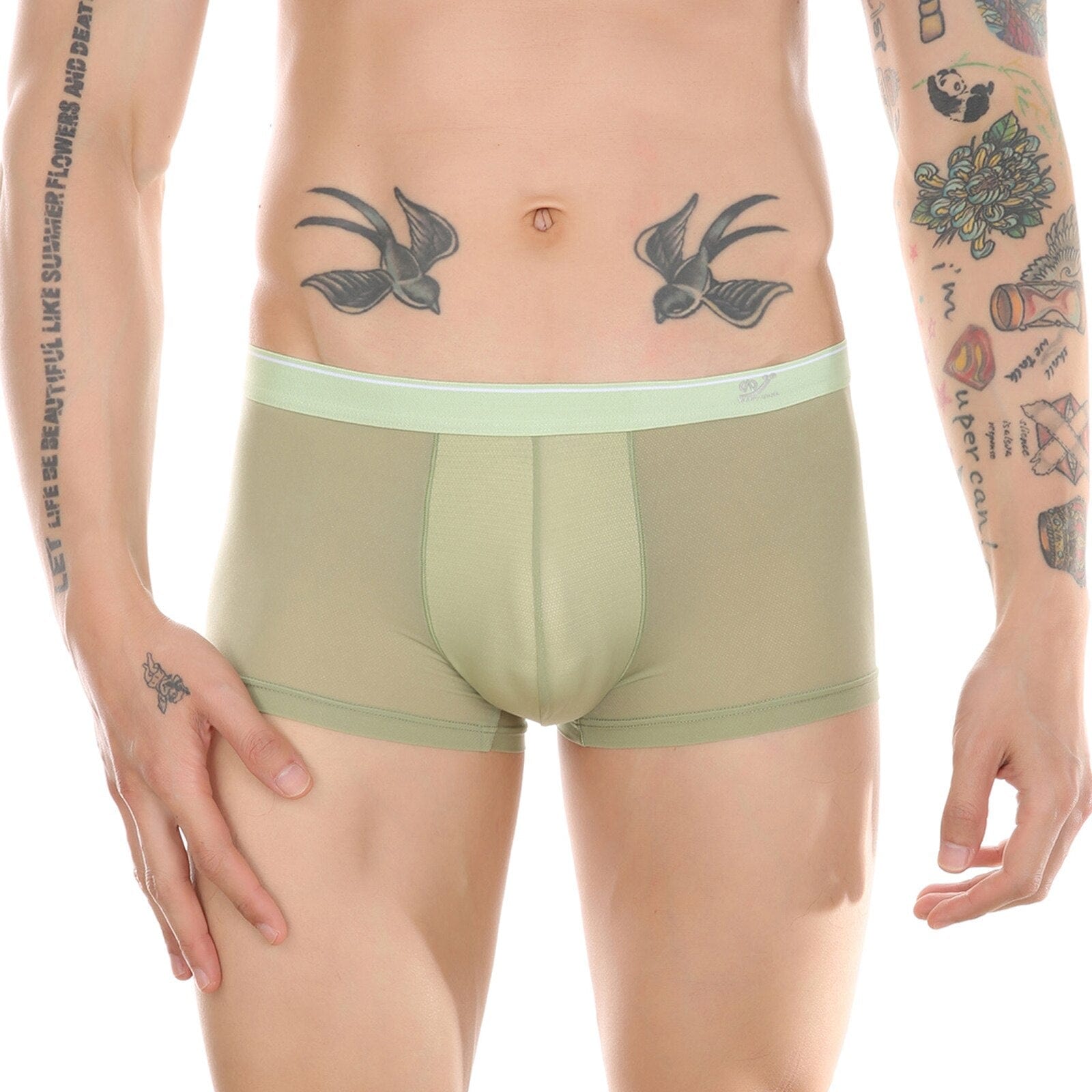 Sheer Skyline Trunks | dmunderwear detail image 6