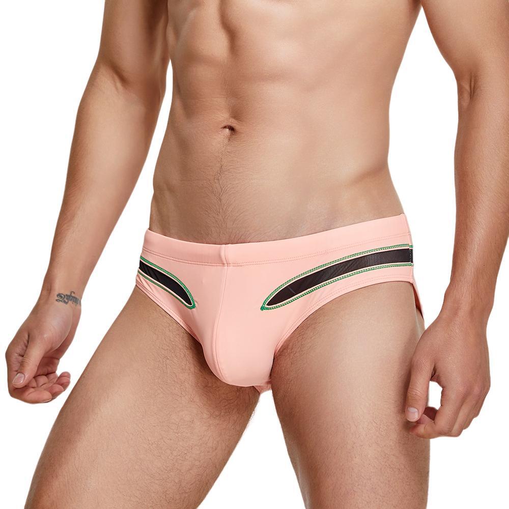 Sheer Splice Swim Brief | dmunderwear detail image 10