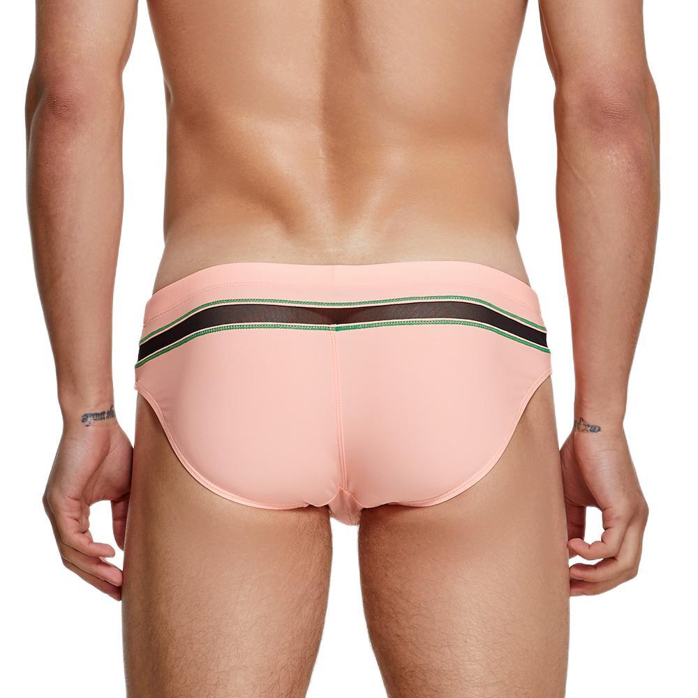 Sheer Splice Swim Brief | dmunderwear detail image 11