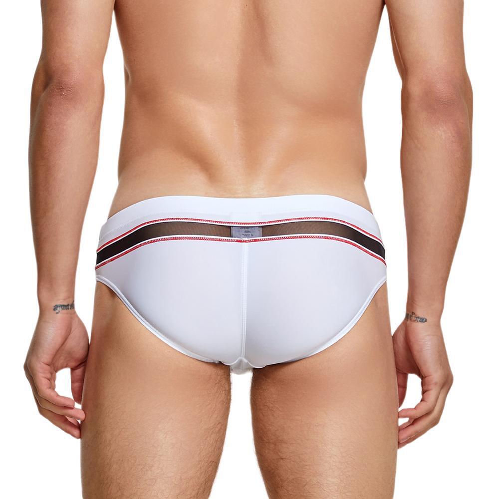 Sheer Splice Swim Brief | dmunderwear detail image 14
